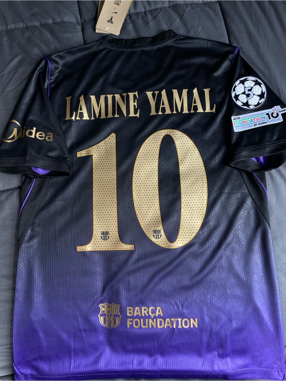 26/27Fc Barcelona Lamine Yamal Away Jersey Size M